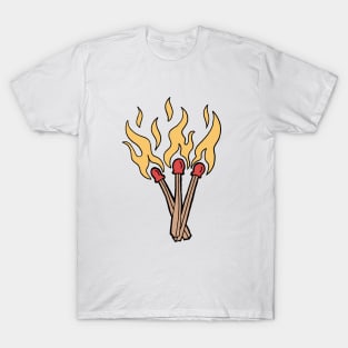 Matchstick Trio. T-Shirt